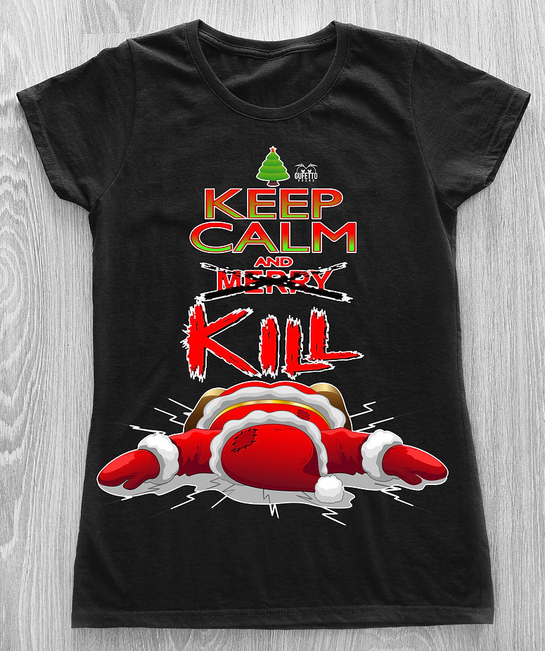 T-shirt Donna KILL ( K7766321 ) - Gufetto Brand 