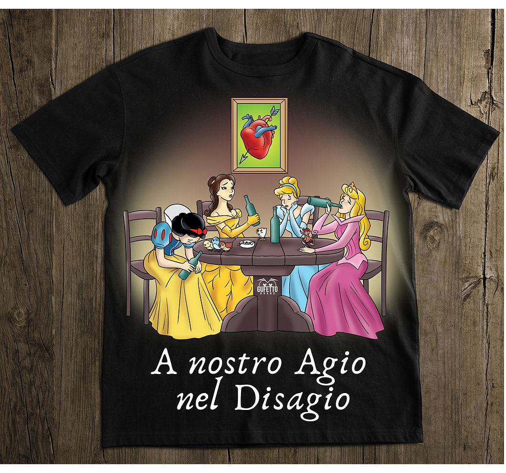 T-shirt Uomo Principesse Disagio 3.0 LIMITED EDITION ( A5609863 ) - Gufetto Brand 