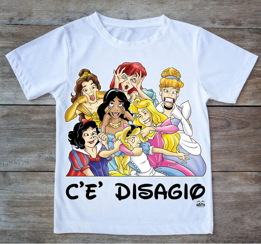 T-shirt Bambina Principesse Outlet - Gufetto Brand 