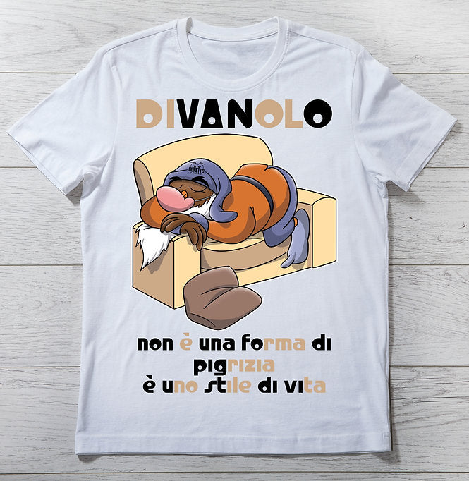 T-shirt Donna I 7 Nani del dopo Pranzo DIVANOLO ( D62051 ) - Gufetto Brand 