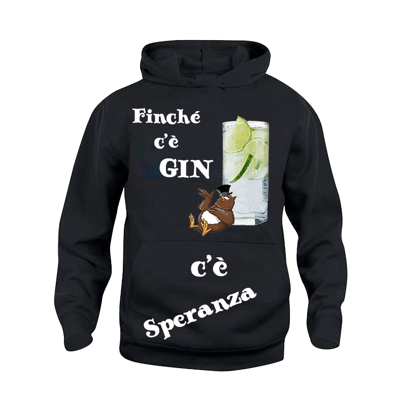 Felpa uomo Gin - Gufetto Brand 