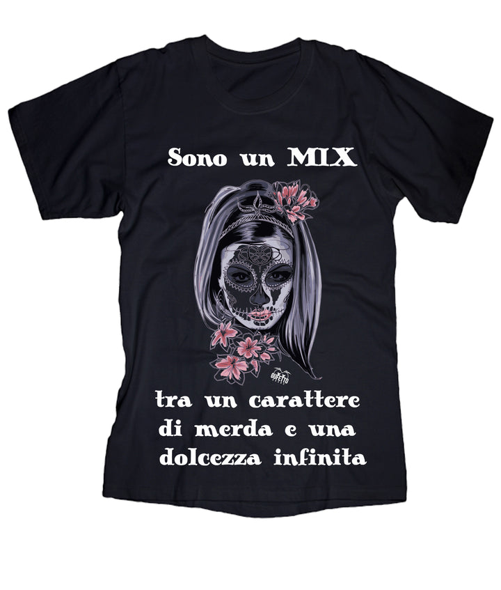 T-shirt Donna  MIX ( K941 ) - Gufetto Brand 