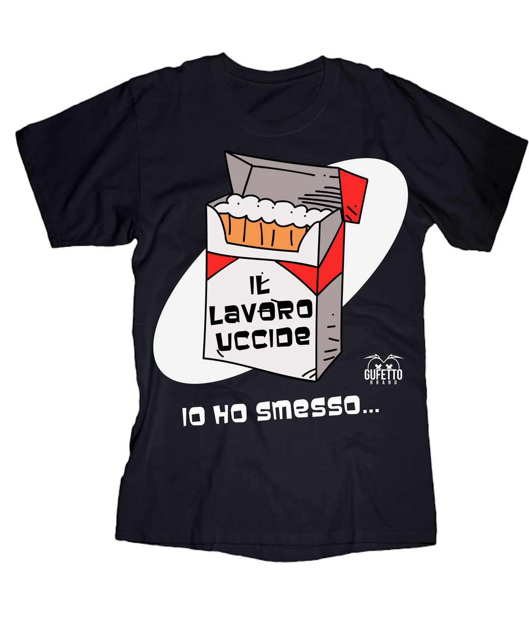 T-shirt Uomo Il Lavoro Uccide - Gufetto Brand 