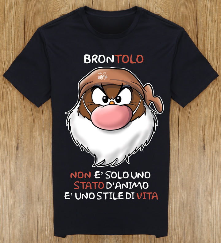 T-shirt Donna  Brontolo 3.0 ( F9718 ) - Gufetto Brand 