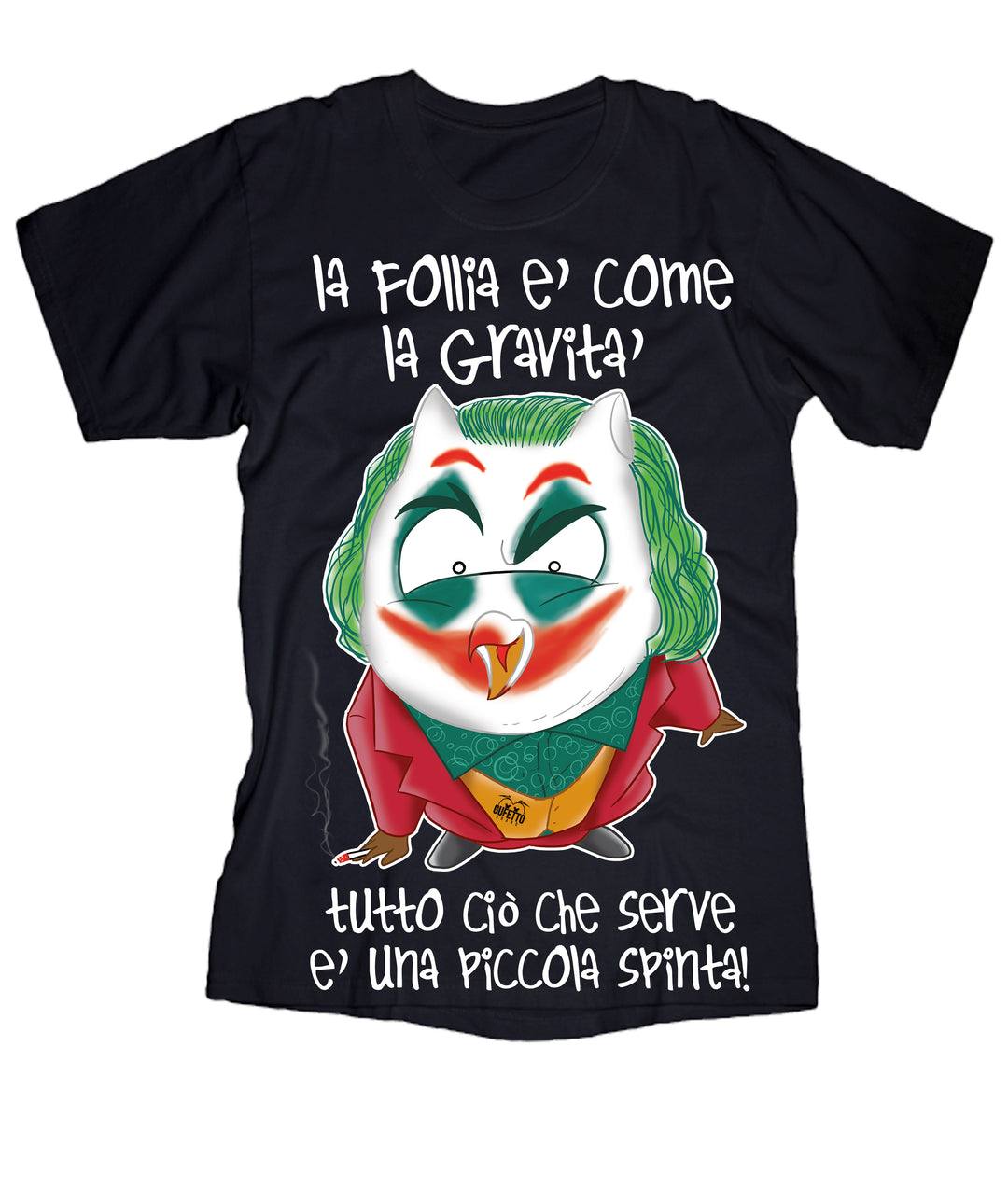 T-shirt Donna Gufetto Joker ( H501 ) - Gufetto Brand 