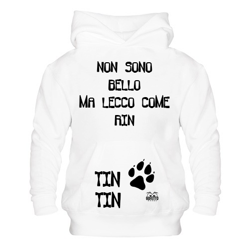 Felpa uomo Rin Tin Tin - Gufetto Brand 