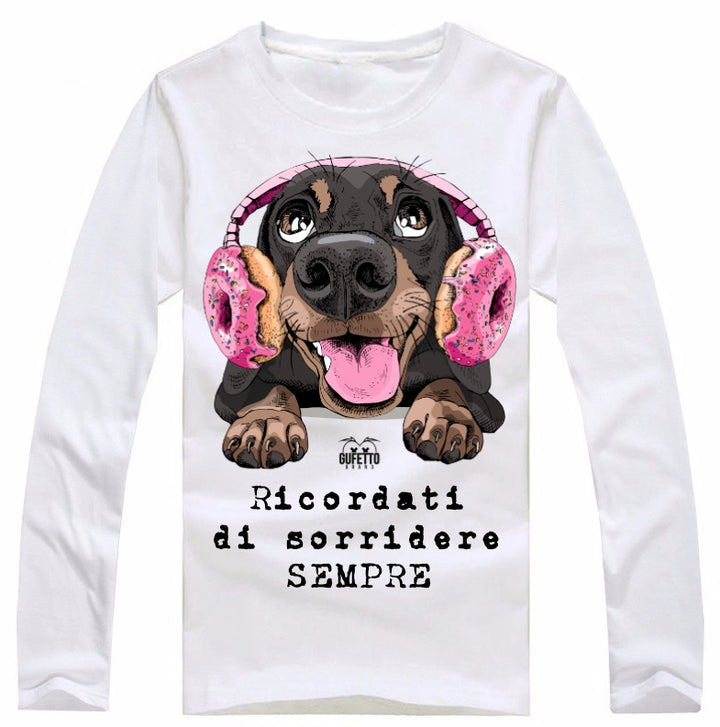 T-shirt Donna SORRIDERE ( S42976 ) - Gufetto Brand 