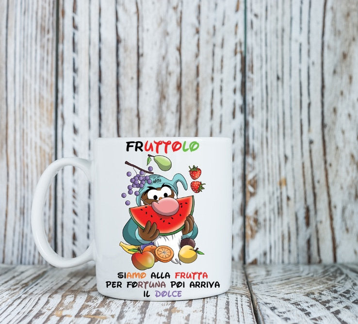 Tazza I 7 Nani del dopo Pranzo FRUTTOLO ( F70429 ) - Gufetto Brand 