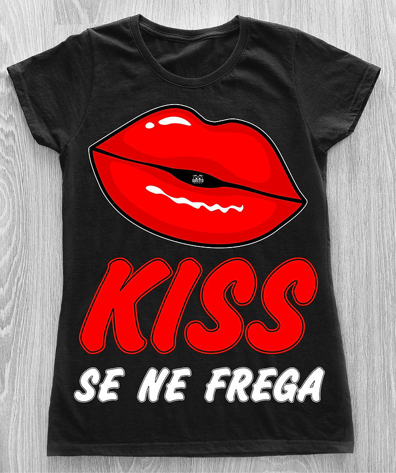 T-shirt Donna KISS ( K653489 ) - Gufetto Brand 