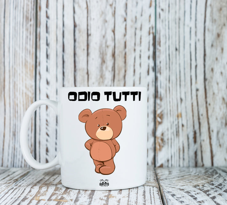 Tazza Odio tutti - Gufetto Brand 