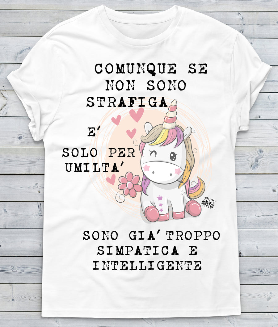 T-shirt Donna  Strafiga  ( V529 ) - Gufetto Brand 