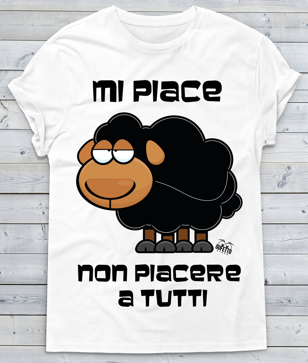 T-shirt Donna  MI PIACE ( W294 ) - Gufetto Brand 