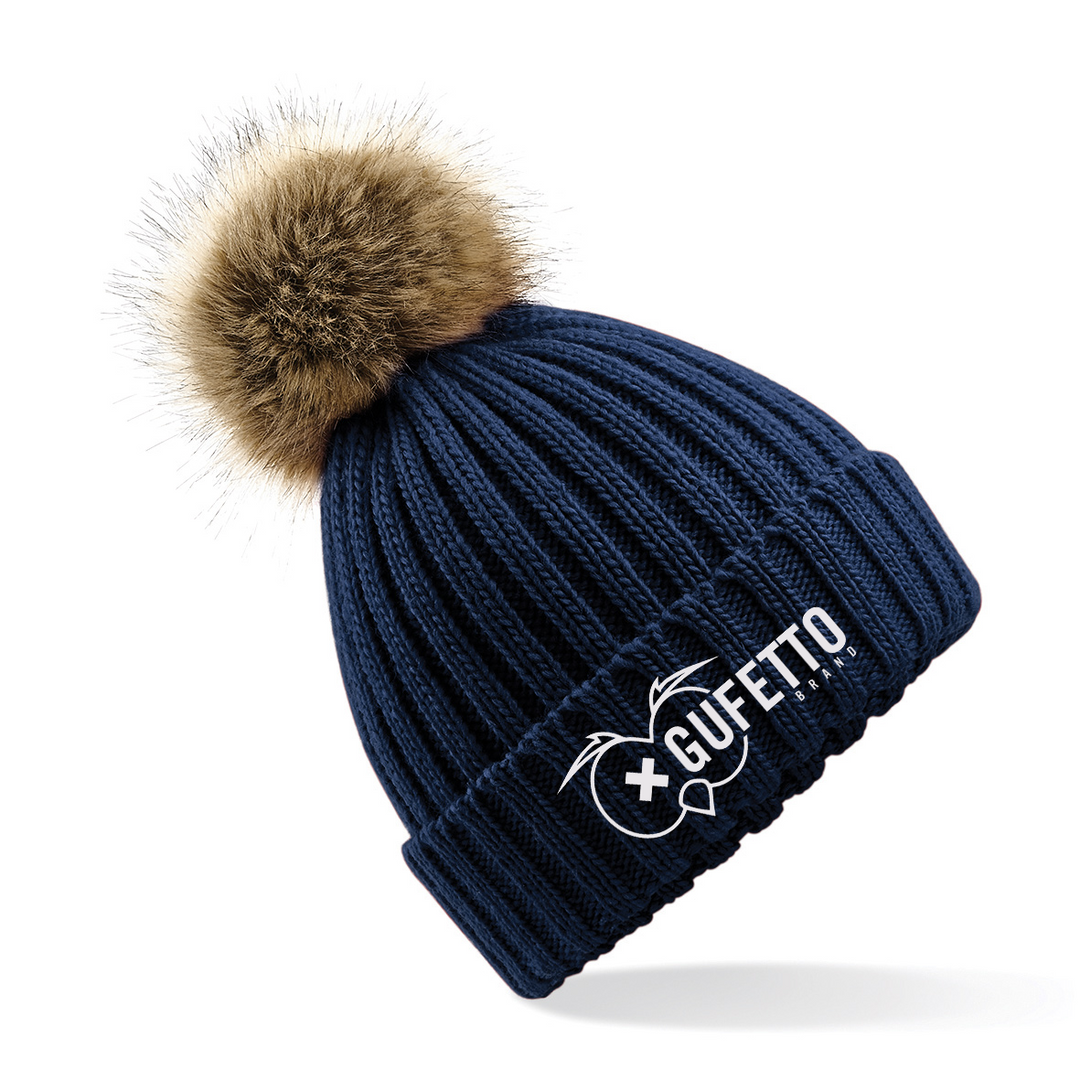 Cappellino Pom Navy - Gufetto Brand 