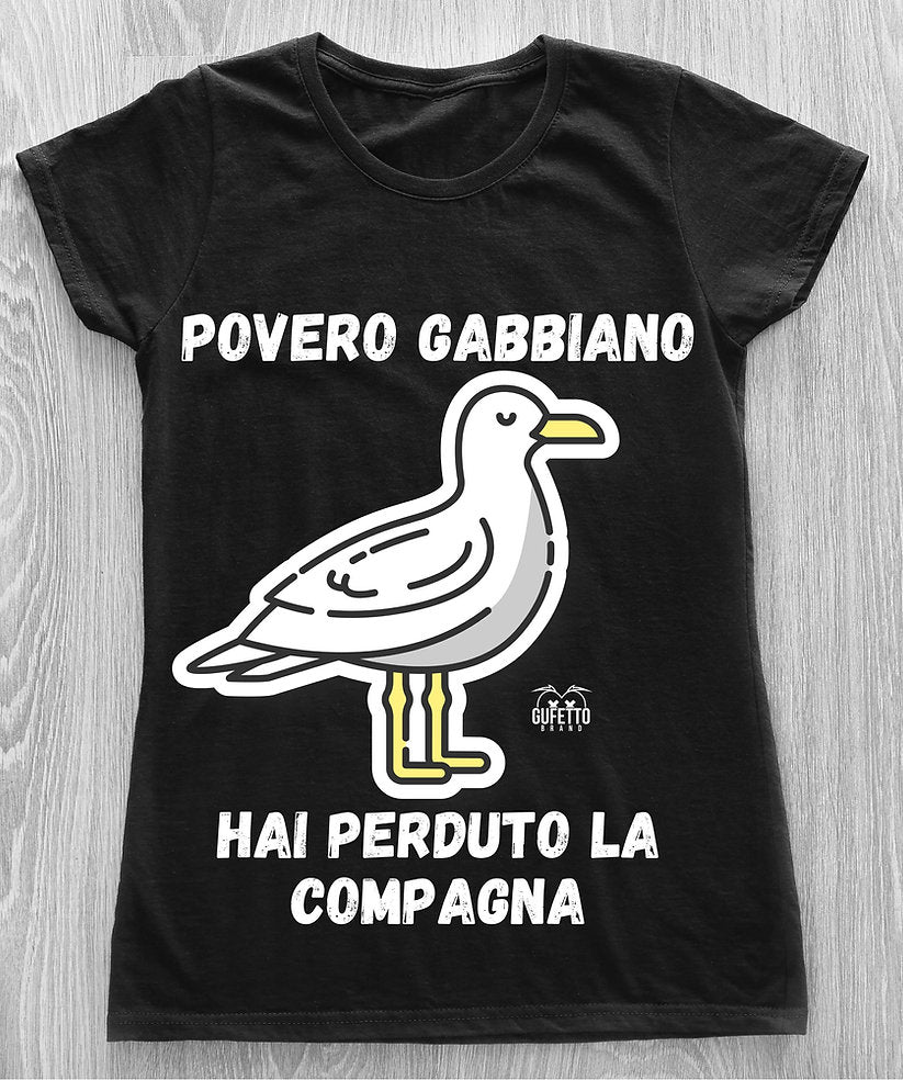 T-shirt Donna Povero Gabbiano ( G7843127 ) - Gufetto Brand 