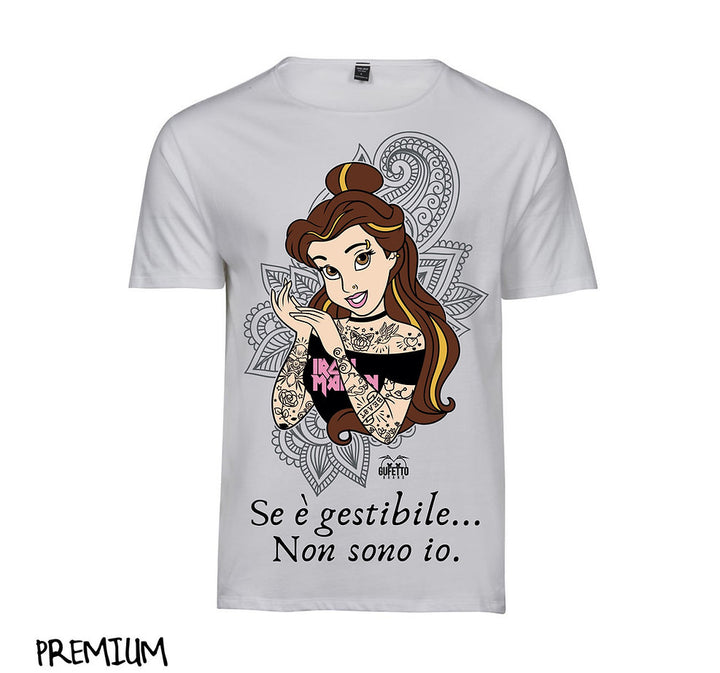 T-shirt Donna Principessa Gestibile ( G6809539 ) - Gufetto Brand 