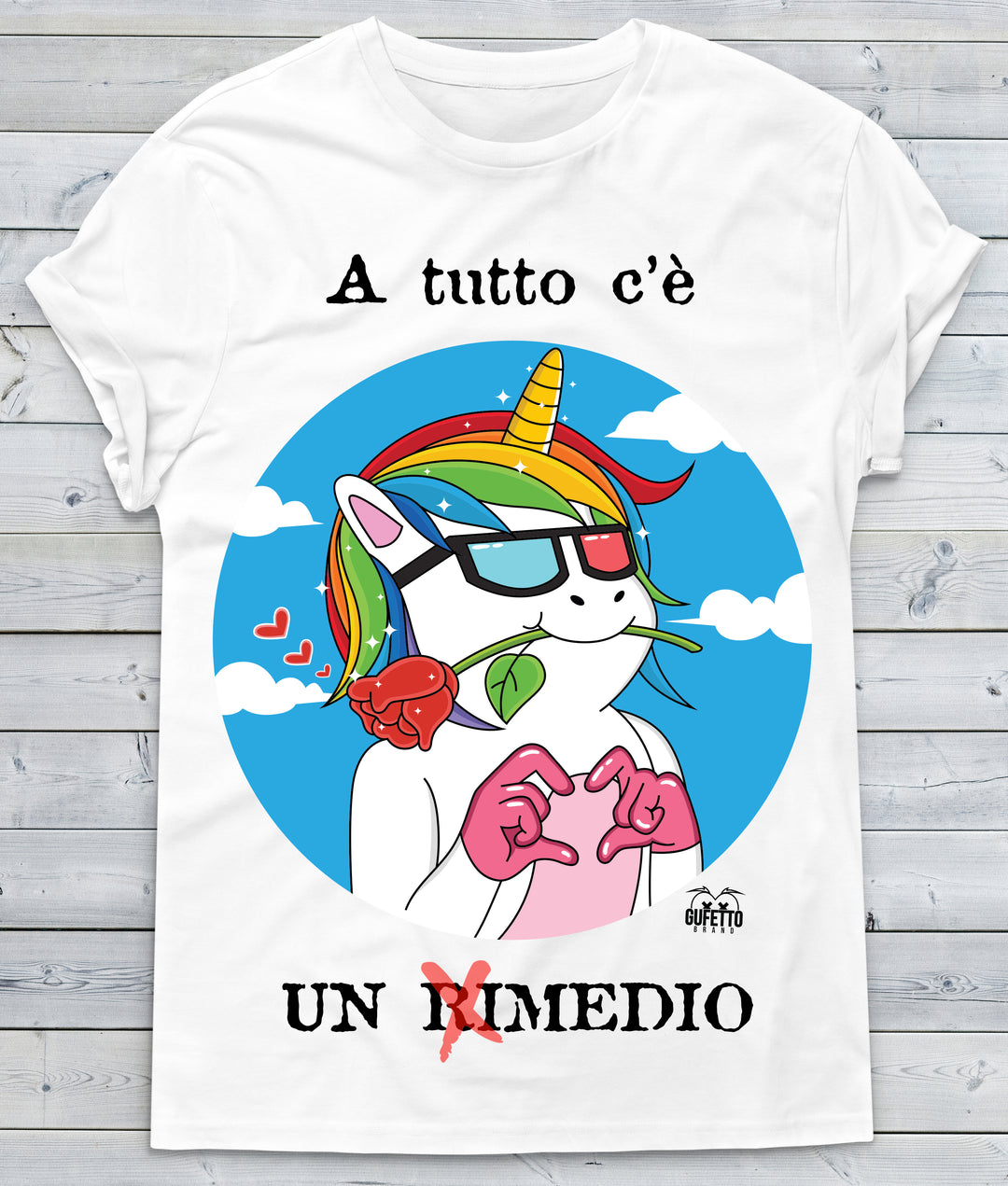 T-shirt Uomo Rimedio ( D927 ) - Gufetto Brand 