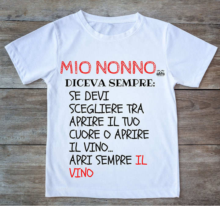 T-shirt Uomo MIO NONNO ( M5629781 ) - Gufetto Brand 