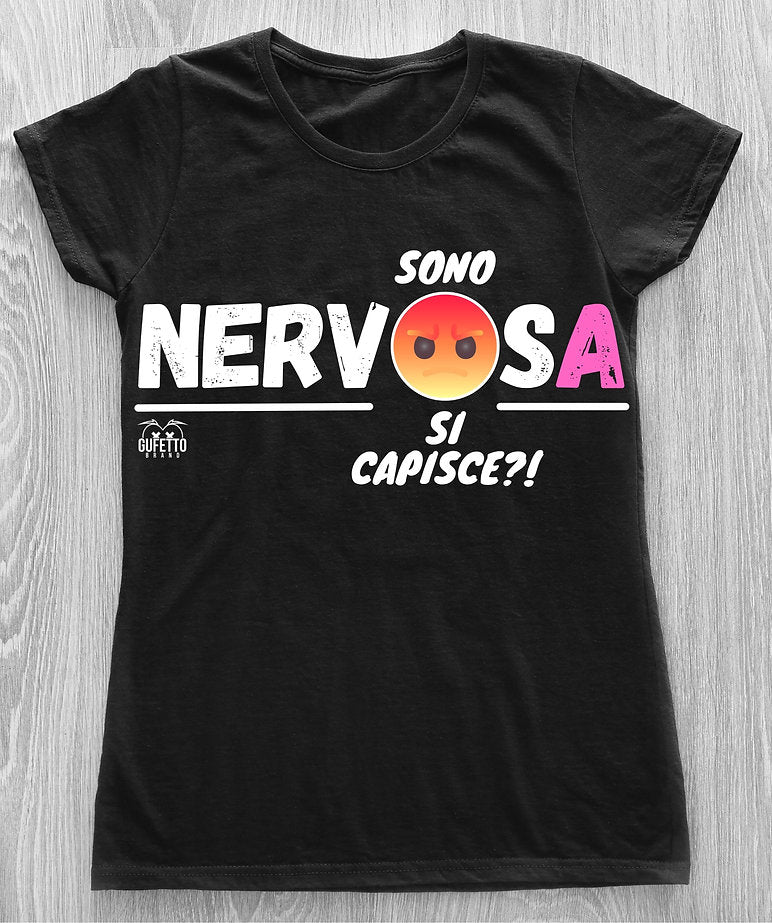 T-shirt Donna Nervosa ( N5709127 ) - Gufetto Brand 