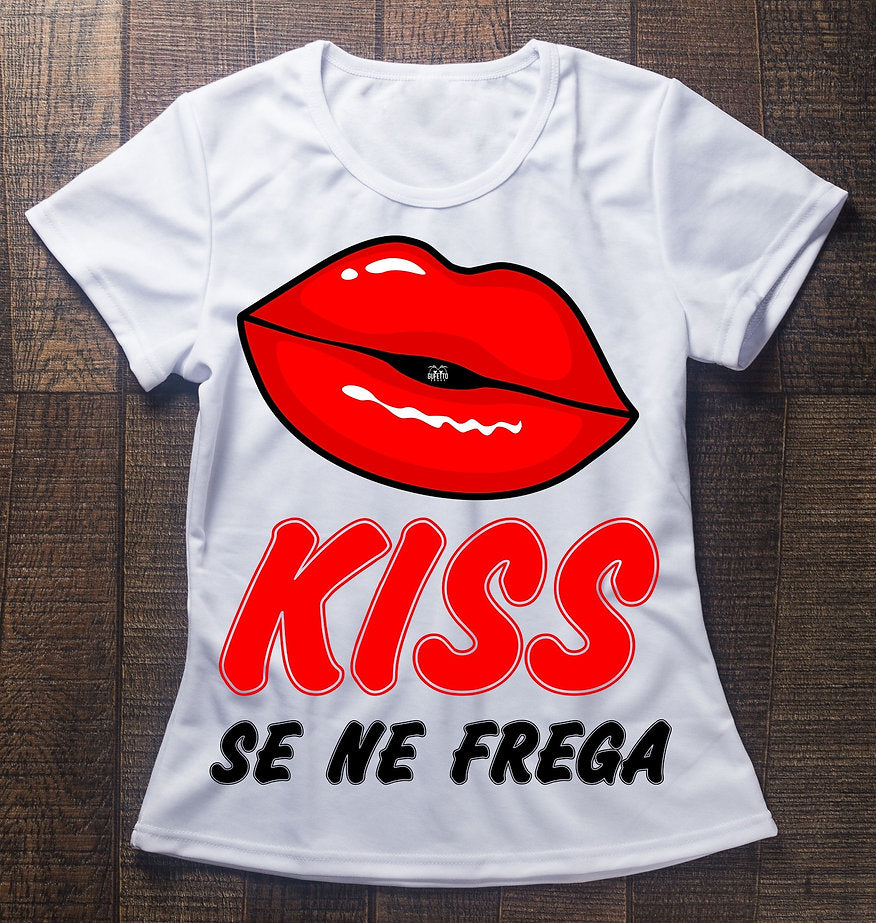 T-shirt Donna KISS ( K653489 ) - Gufetto Brand 