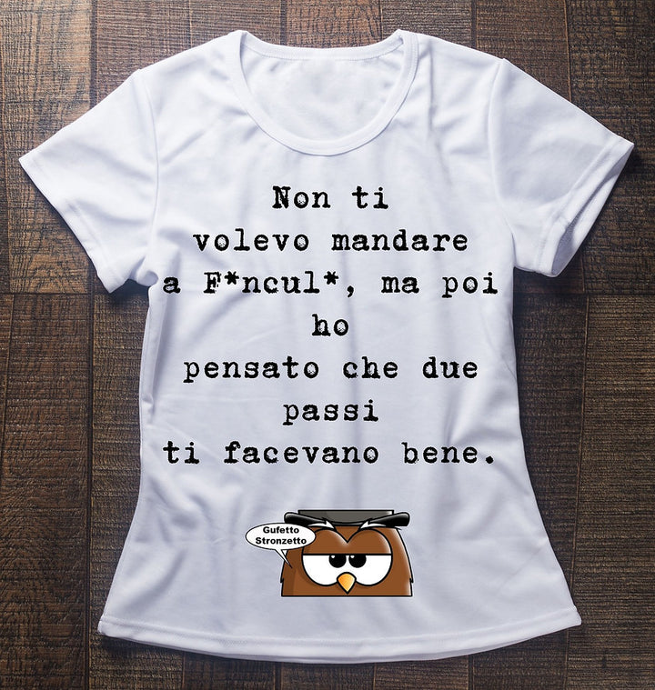 T-shirt Donna DUE PASSI ( D4780345 ) - Gufetto Brand 