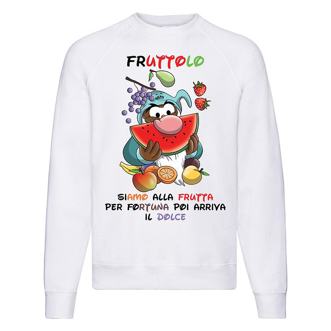 Felpa Classic Uomo Donna I 7 Nani del dopo Pranzo FRUTTOLO ( F70429 ) - Gufetto Brand 