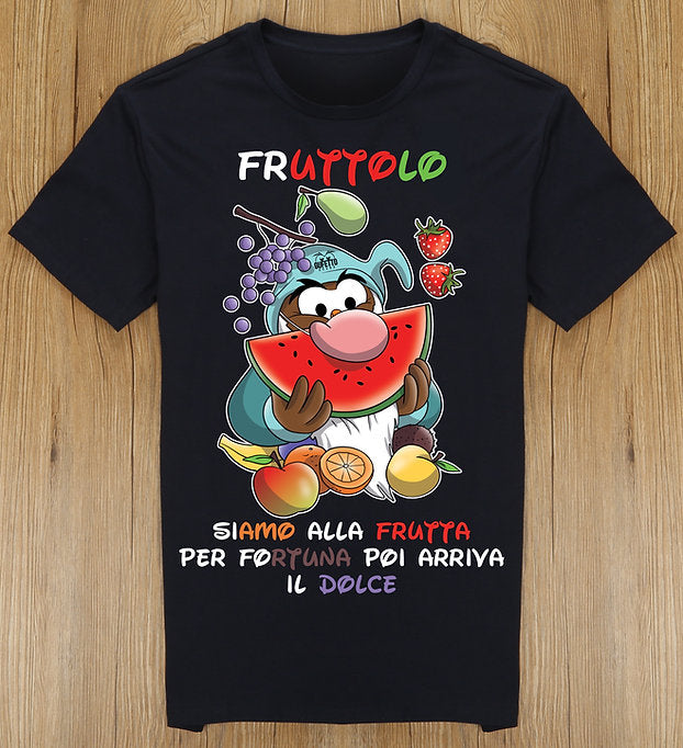 T-shirt Donna I 7 Nani del dopo Pranzo FRUTTOLO ( F70429 ) - Gufetto Brand 