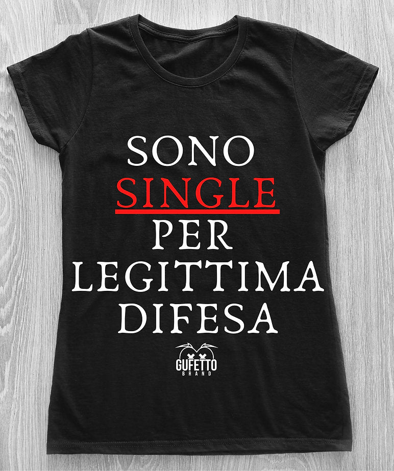 T-shirt Donna SINGLE ( S6896325 ) - Gufetto Brand 