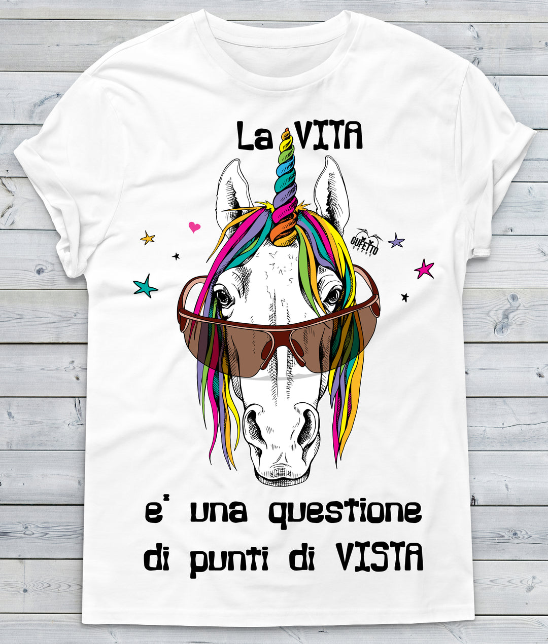 T-shirt Donna La Vita - Gufetto Brand 