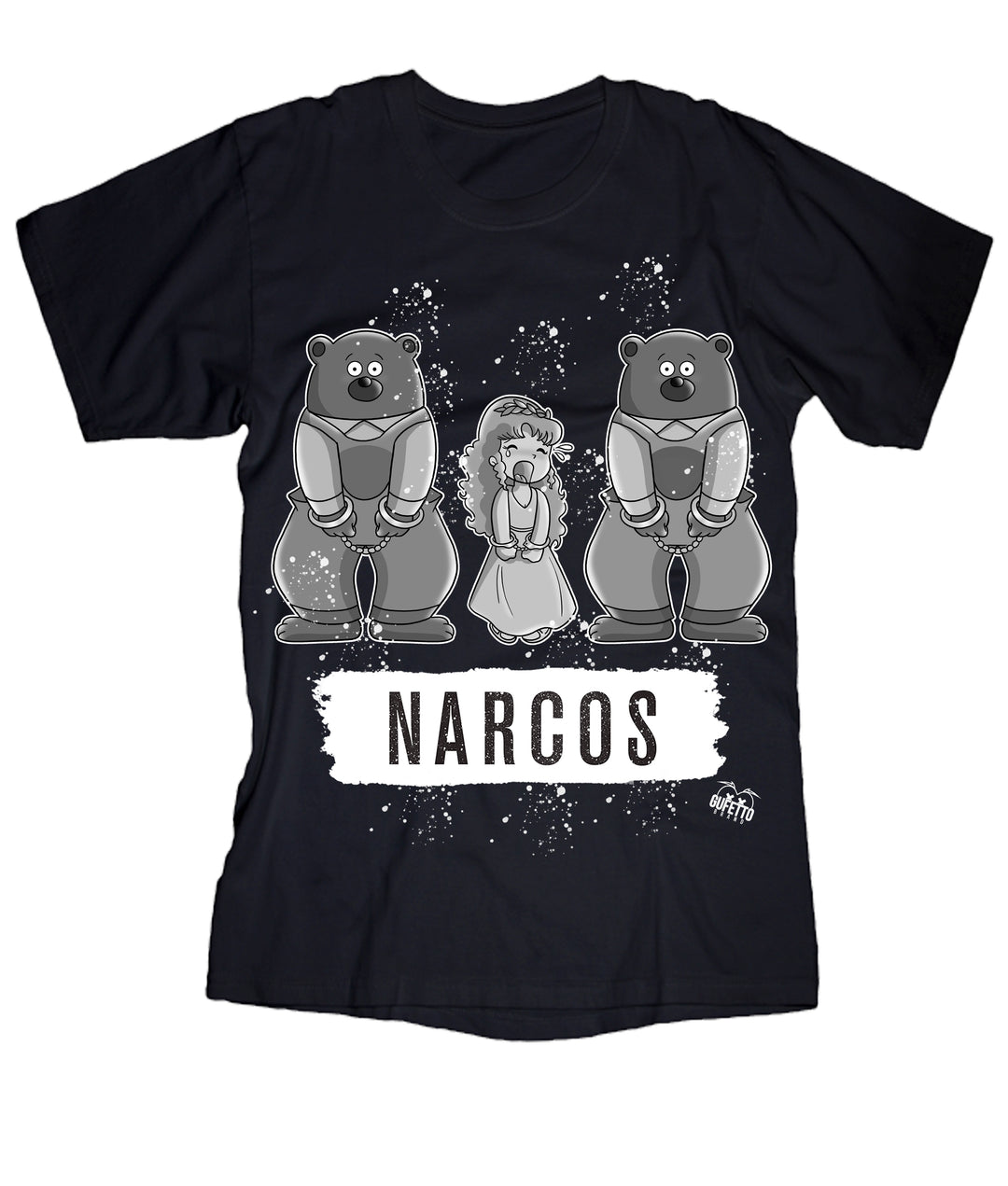 T-shirt Donna  NARCOS ( T732 ) - Gufetto Brand 