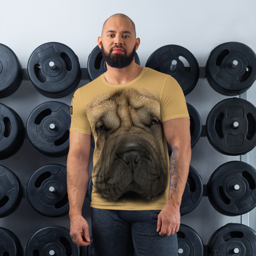 T-shirt sportiva uomo Sharpei - Gufetto Brand 