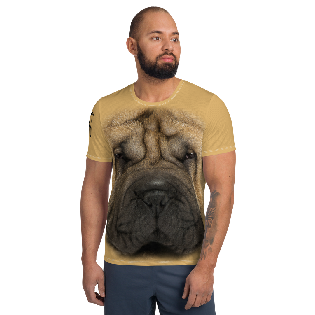 T-shirt sportiva uomo Sharpei - Gufetto Brand 