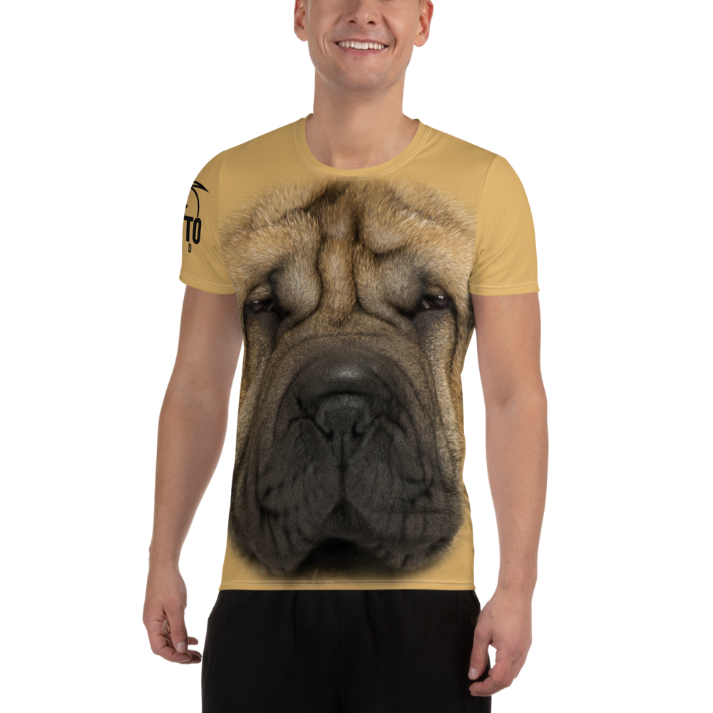 T-shirt sportiva uomo Sharpei - Gufetto Brand 