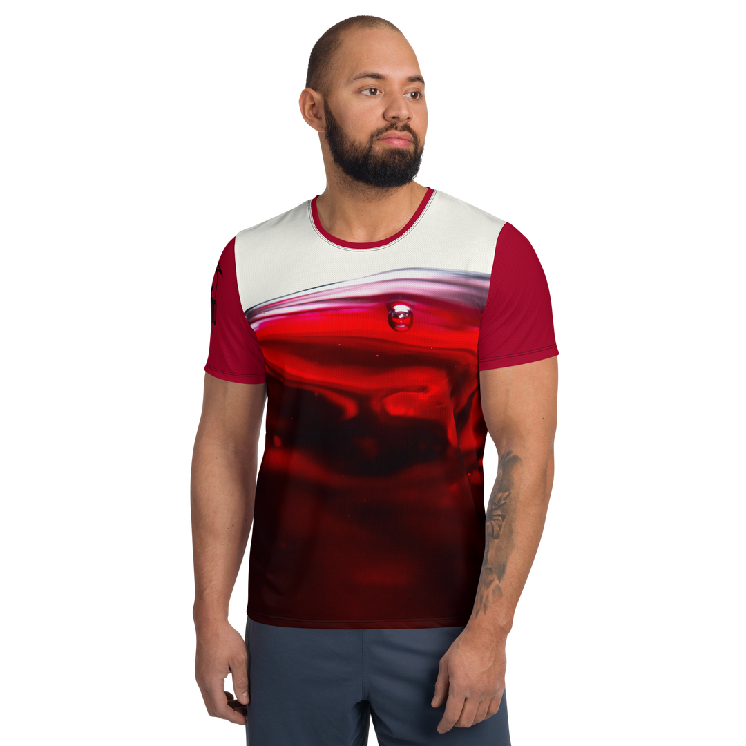 T-shirt sportiva uomo WINE - Gufetto Brand 