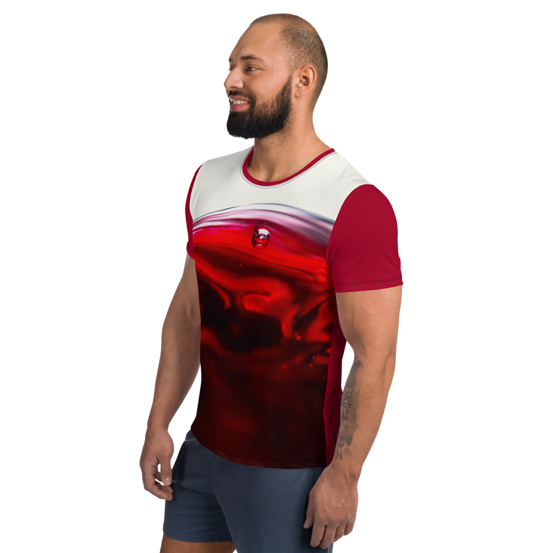 T-shirt sportiva uomo WINE - Gufetto Brand 