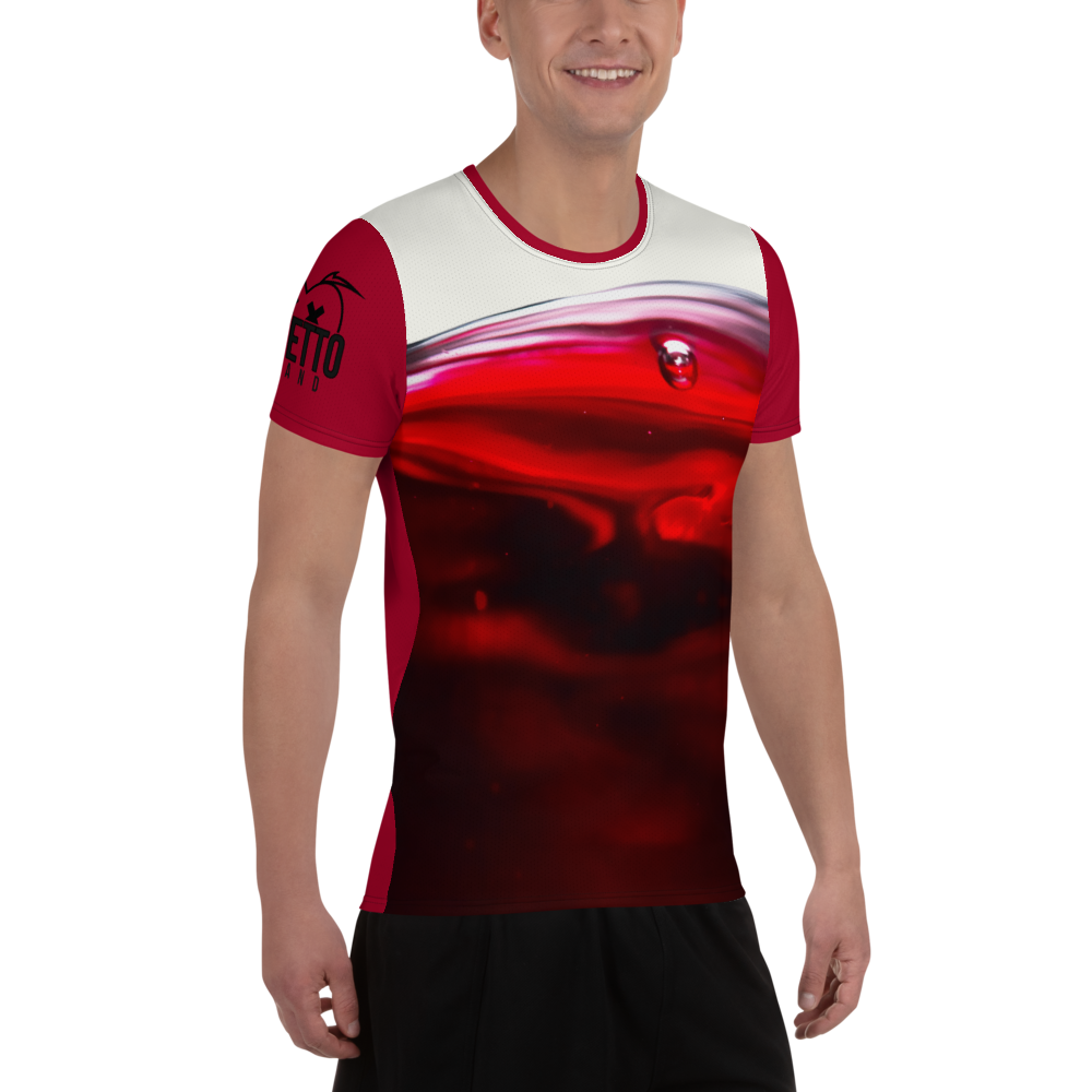 T-shirt sportiva uomo WINE - Gufetto Brand 