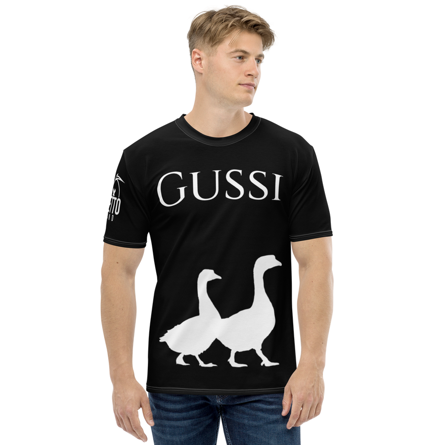 T-shirt uomo Nera Gussi - Gufetto Brand 