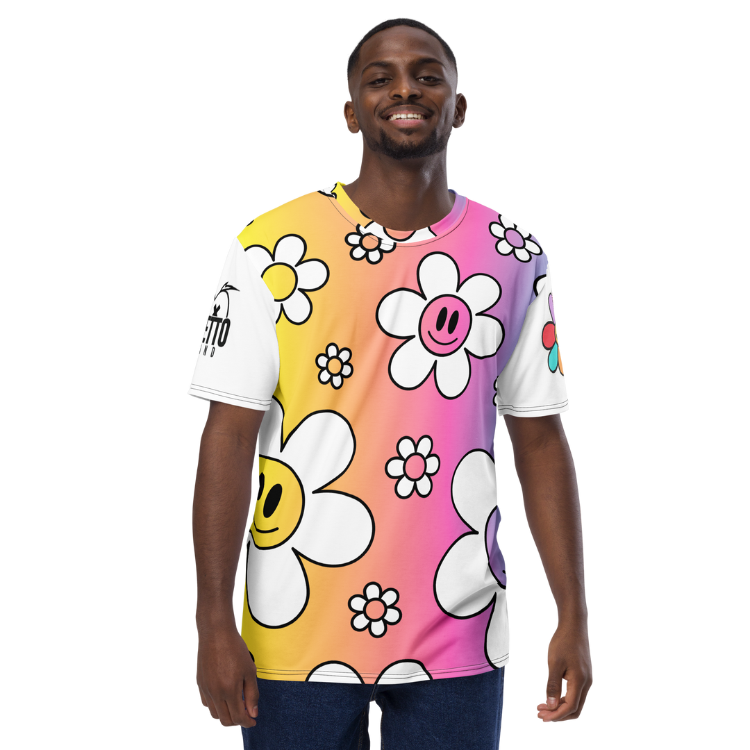 T-shirt uomo FLOWER SMILE - Gufetto Brand 