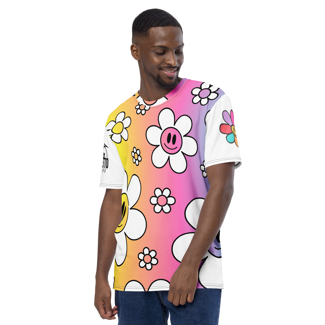 T-shirt uomo FLOWER SMILE - Gufetto Brand 