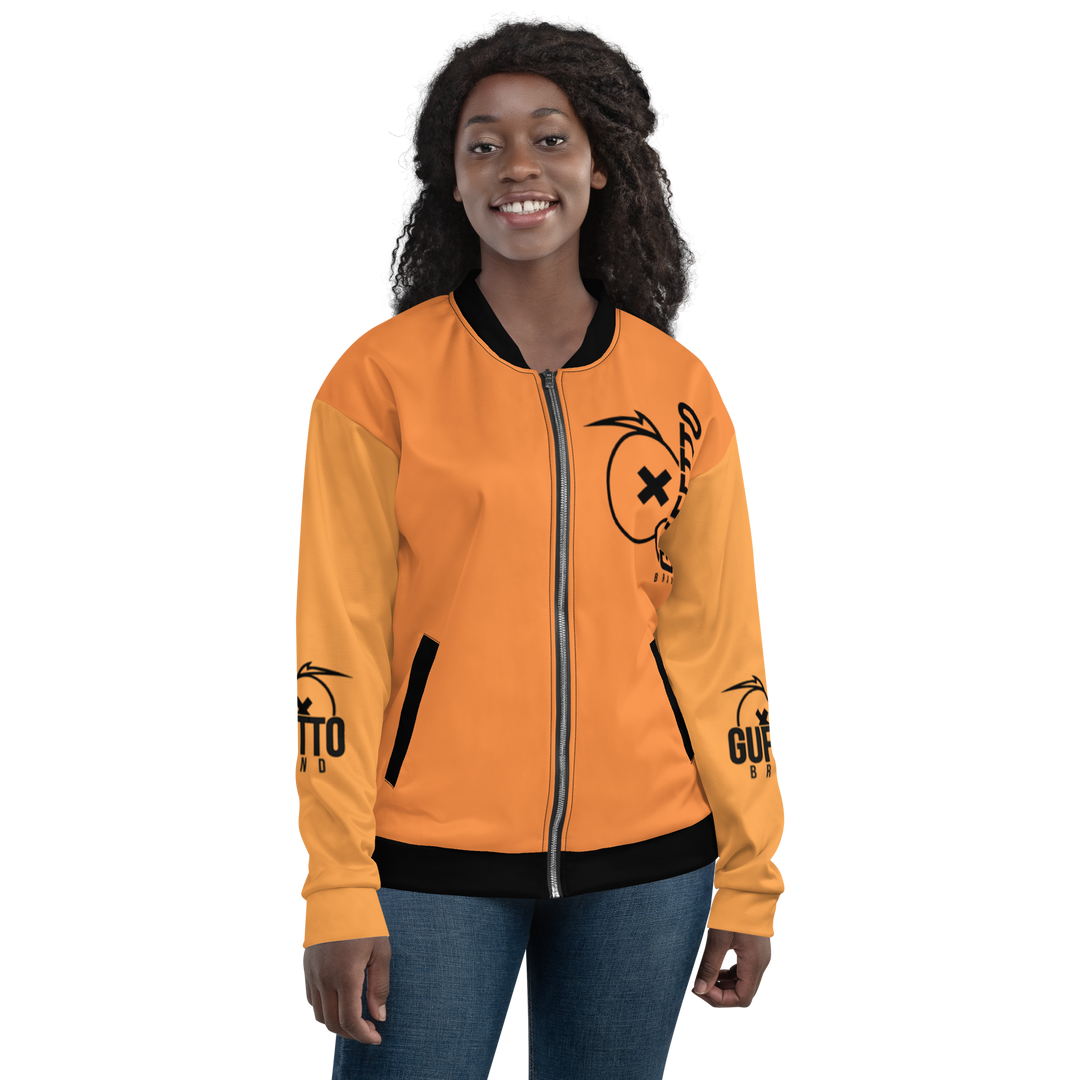 Bomber unisex Orange Gufetto Brand - Gufetto Brand 