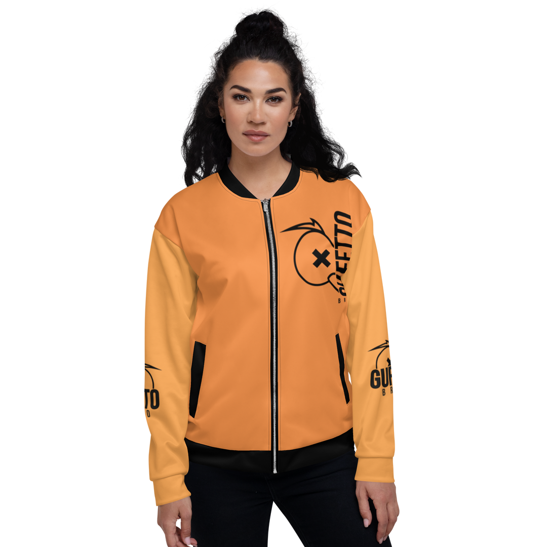 Bomber unisex Orange Gufetto Brand - Gufetto Brand 