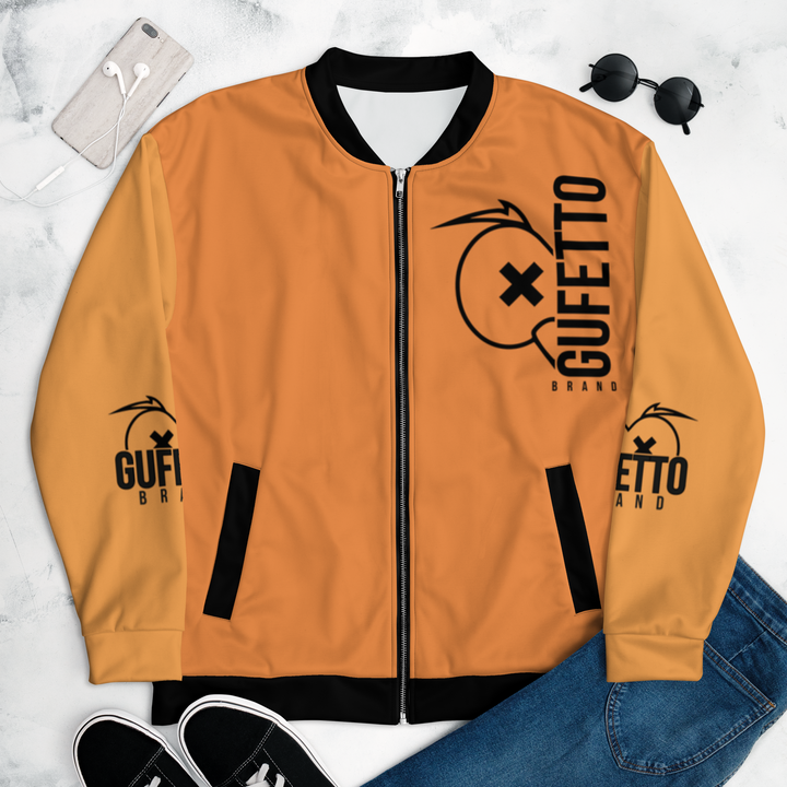 Bomber unisex Orange Gufetto Brand - Gufetto Brand 