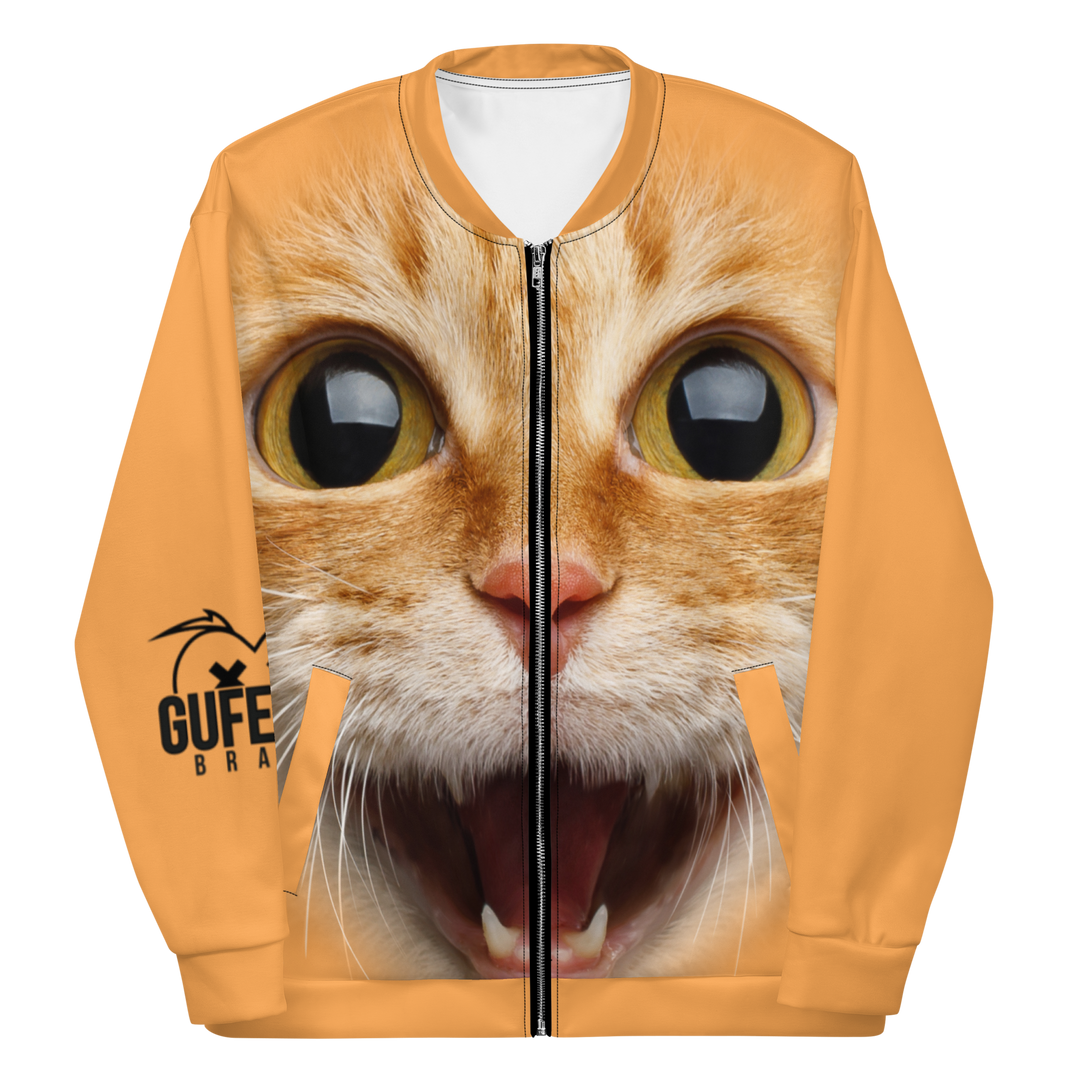 Bomber unisex Uomo/Donna Gatto Ginger - Gufetto Brand 