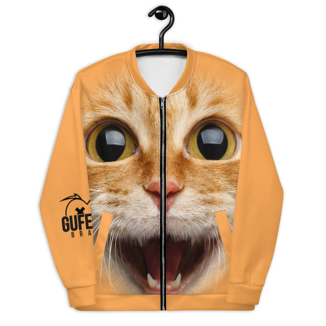 Bomber unisex Uomo/Donna Gatto Ginger - Gufetto Brand 