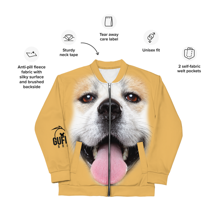 Bomber unisex Uomo/Donna Akita Inu - Gufetto Brand 