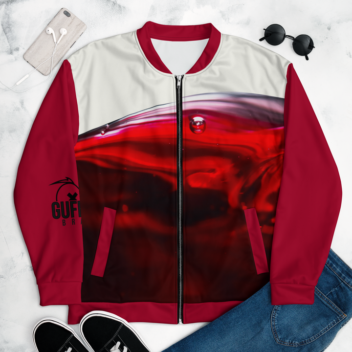 Bomber unisex Uomo/Donna WINE - Gufetto Brand 