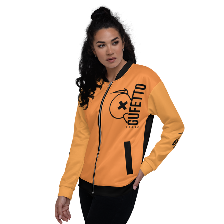 Bomber unisex Orange Gufetto Brand - Gufetto Brand 