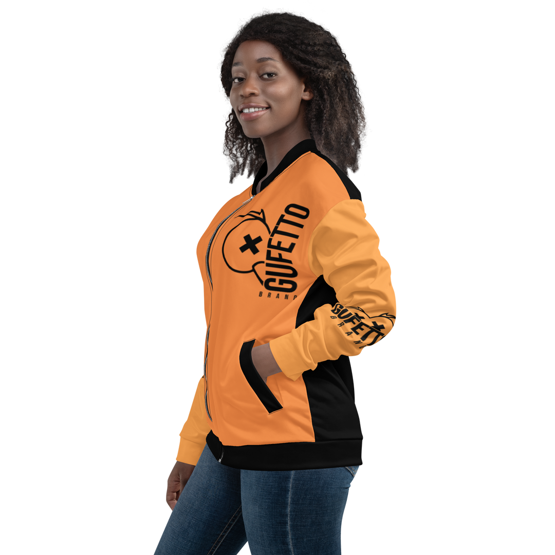 Bomber unisex Orange Gufetto Brand - Gufetto Brand 