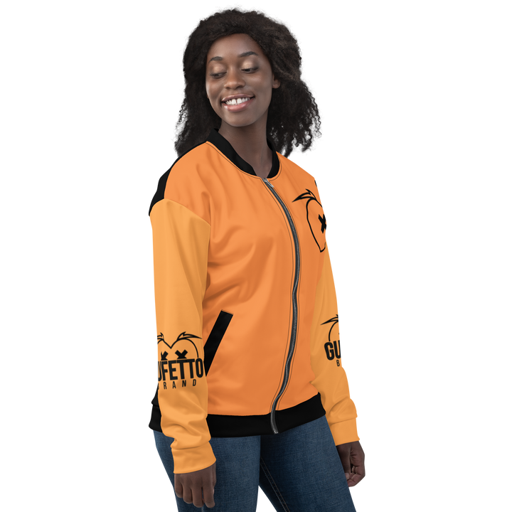 Bomber unisex Orange Gufetto Brand - Gufetto Brand 