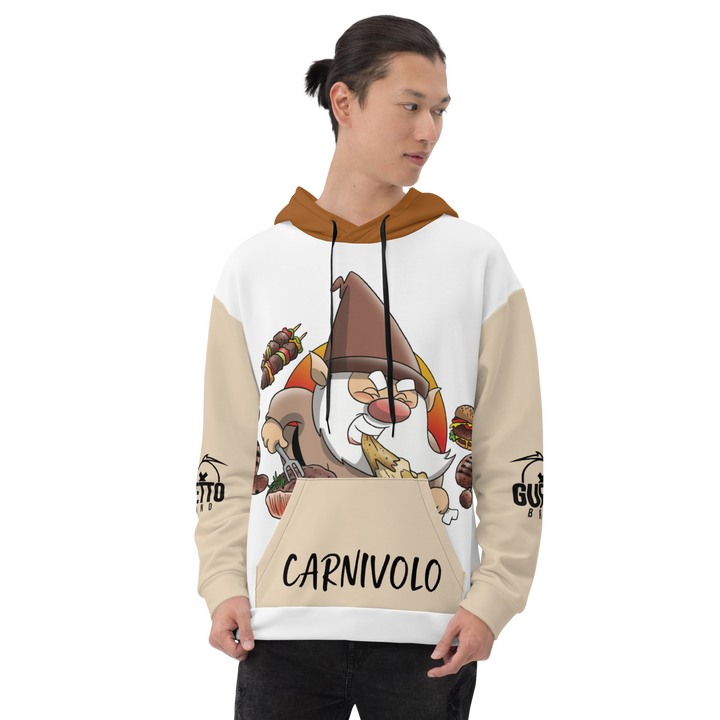 Felpa con cappuccio Uomo/Donna CARNIVOLO - Gufetto Brand 