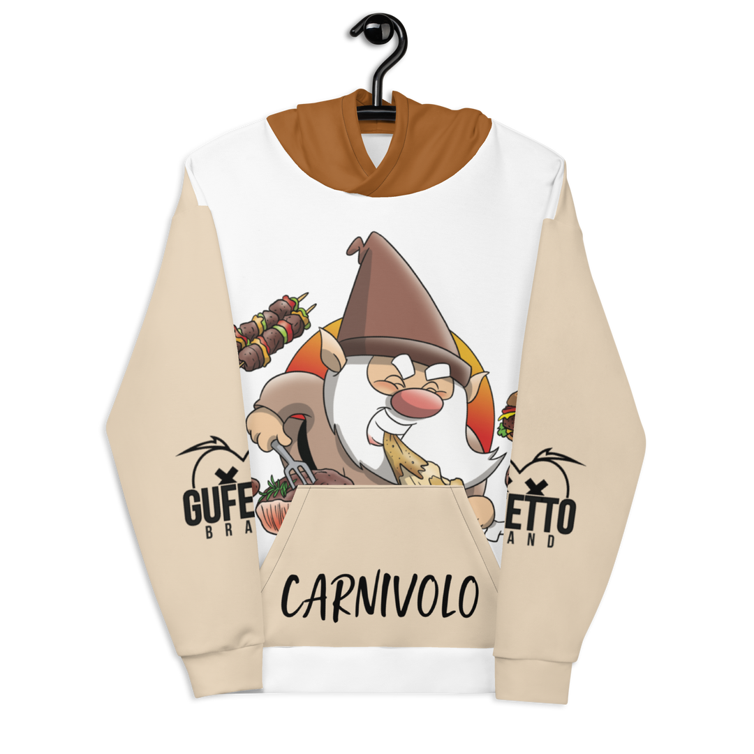 Felpa con cappuccio Uomo/Donna CARNIVOLO - Gufetto Brand 